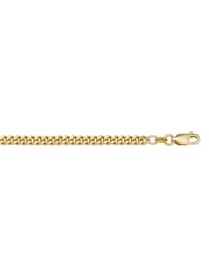 10K Yellow Gold 20" 2.7MM Heavy Curb Chain