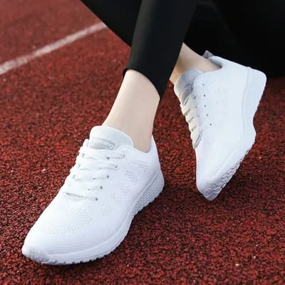 2019autumn luxury shoes women designers sneakers flat lace-up platform sneakers for women black breathable mesh glitter sneakers