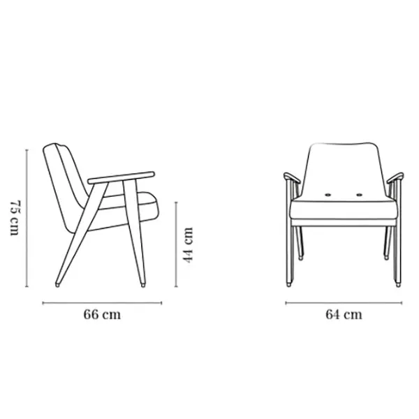 366 Mid-Century Design Armchair