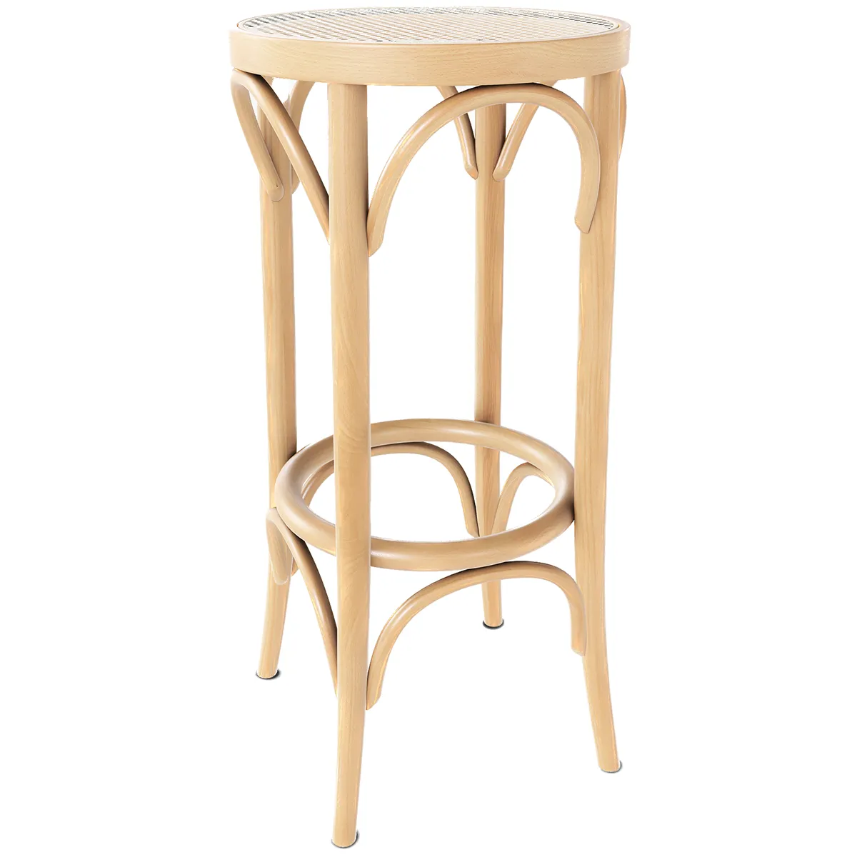 73 Cane/Mesh Barstool