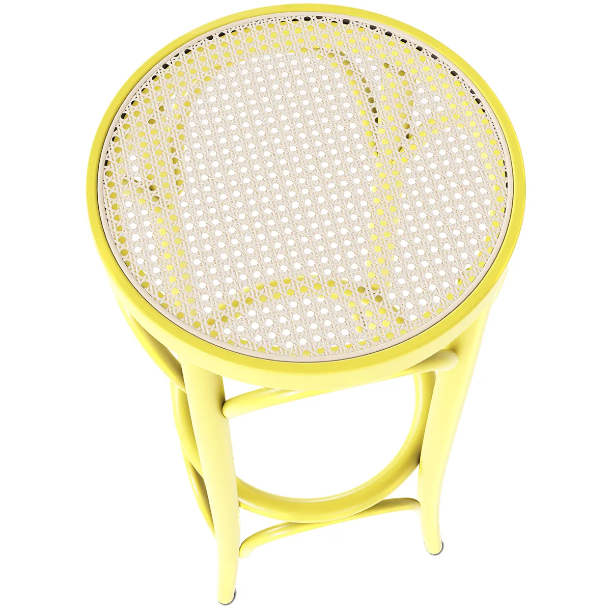 73 Cane/Mesh Barstool