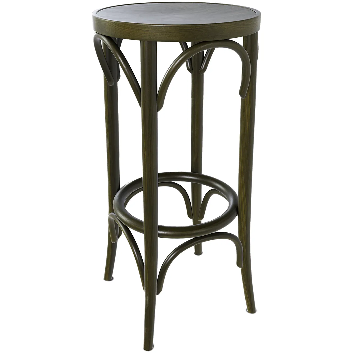 73 Wood Barstool