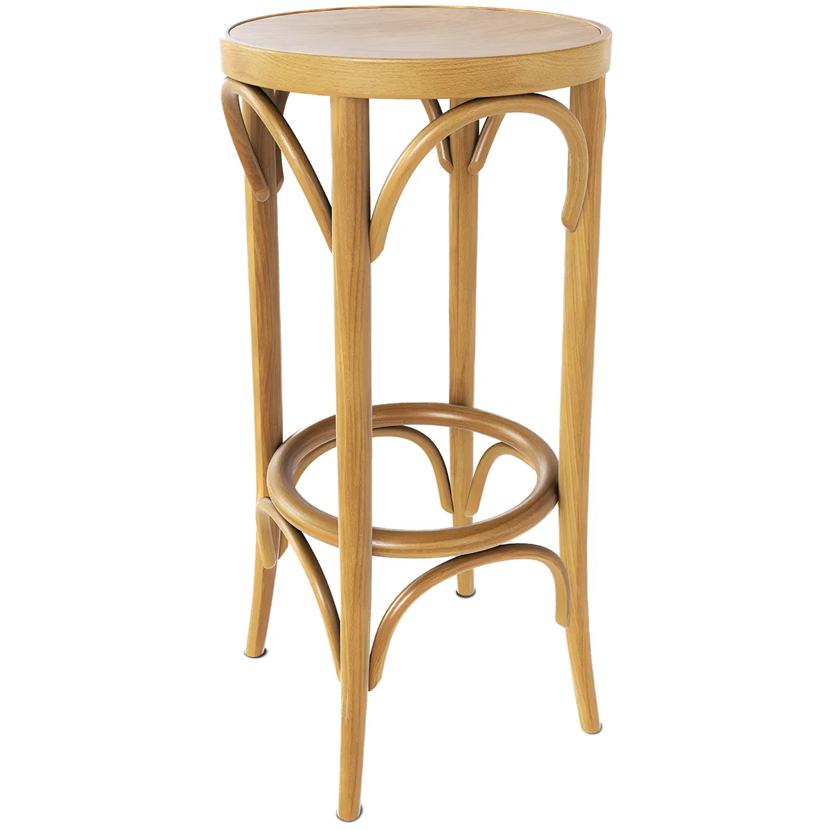 73 Wood Barstool