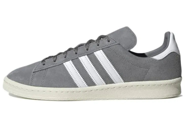 Adidas Campus 80s sneakers, grey/white