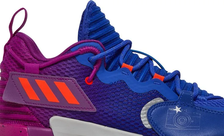 Adidas Dame 7 EXTPLY 'Say Cheese' sneakers, purple