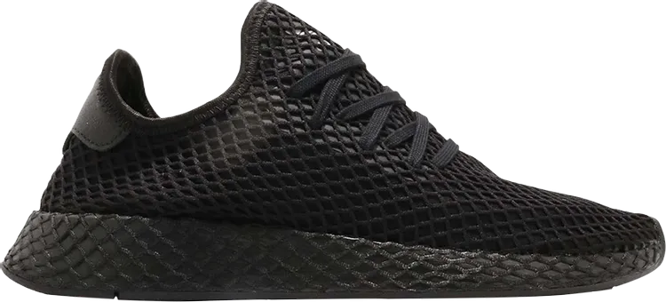 Adidas Deerupt 'Double Black' sneakers, black