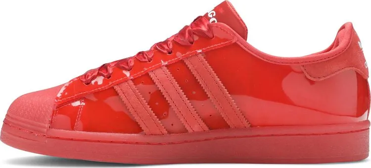 Adidas Fat Tiger Workshop x Superstar 'Chicago Girls Do It Better' Sneakers, Red