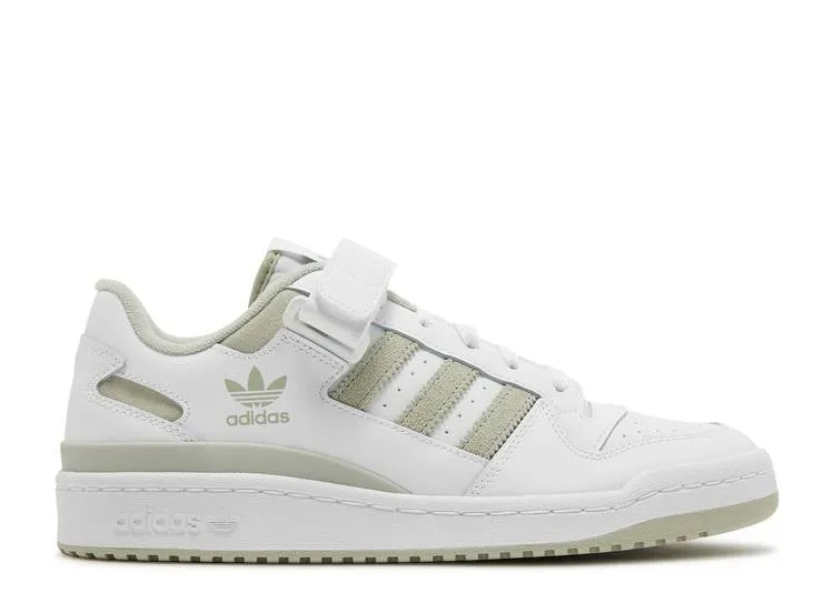 Adidas FORUM LOW 'WHITE HALO GREEN' sneakers, white