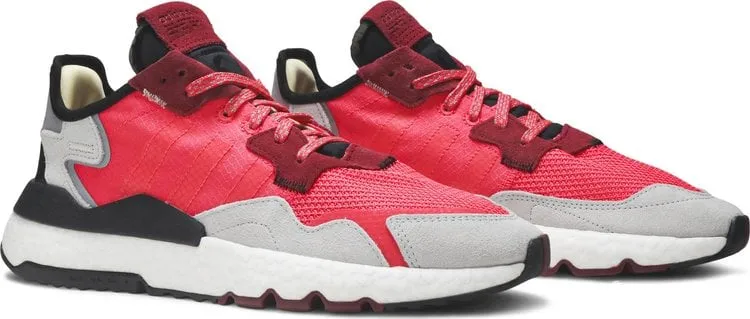 Adidas Nite Jogger 'Shock Red' Sneakers, red