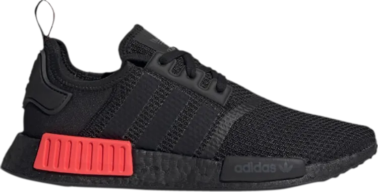 Adidas NMD R1 men's sneakers, black/red