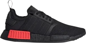 Adidas NMD R1 men's sneakers, black/red