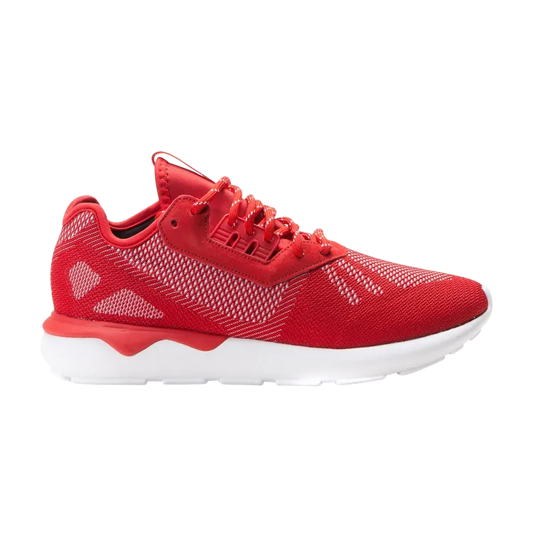 Adidas Tubular Runner Weave 'Scarlet' Sneakers, Red