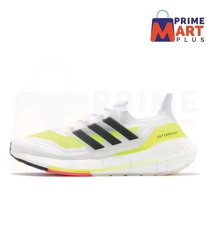 Adidas Ultra Boost 21 White Solar Yellow® Without Box