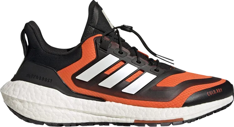 Adidas UltraBoost 22 ColdDY 2.0 'Black Impact Orange' sneakers, orange