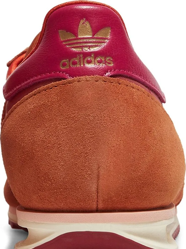 Adidas Wales Bonner x SL72 'Trace Pink Maroon' sneakers, red