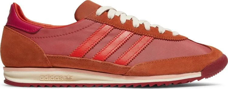 Adidas Wales Bonner x SL72 'Trace Pink Maroon' sneakers, red