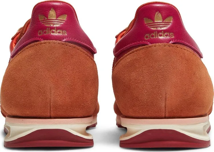 Adidas Wales Bonner x SL72 'Trace Pink Maroon' sneakers, red