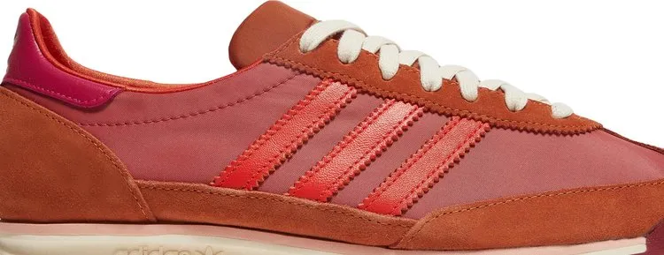 Adidas Wales Bonner x SL72 'Trace Pink Maroon' sneakers, red