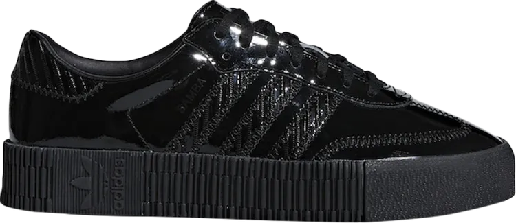 Adidas Wmns Sambarose 'Patent Black' sneakers, black