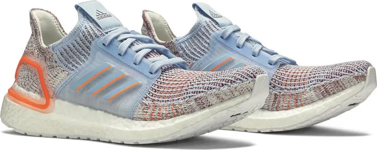 Adidas Wmns UltraBoost 19 'Coral Glow Blue' sneakers, blue