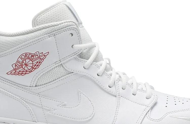 Air Jordan 1 Mid SE Euro Tour sneakers, white