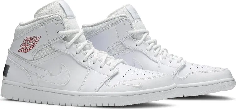 Air Jordan 1 Mid SE Euro Tour sneakers, white