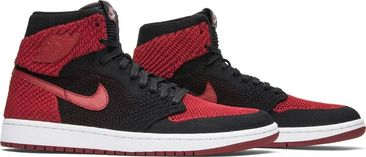 Air Jordan 1 Retro High OG Flyknit Bred, black