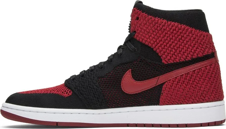 Air Jordan 1 Retro High OG Flyknit Bred, black