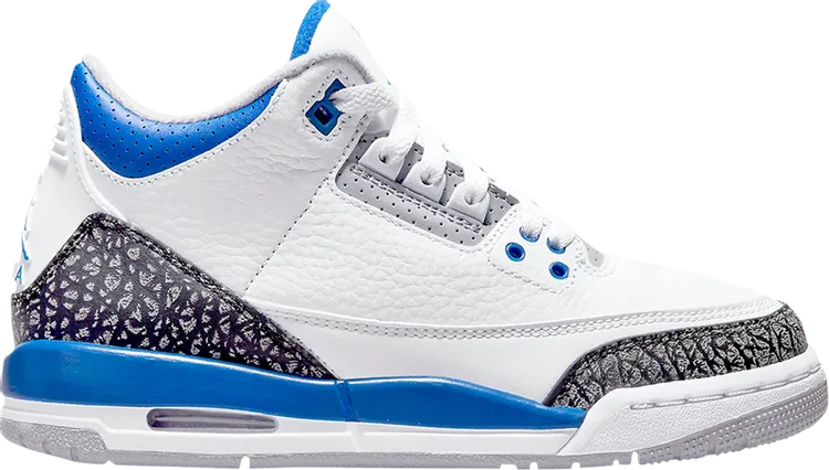 Air Jordan 3 Retro PS Racer Blue, White