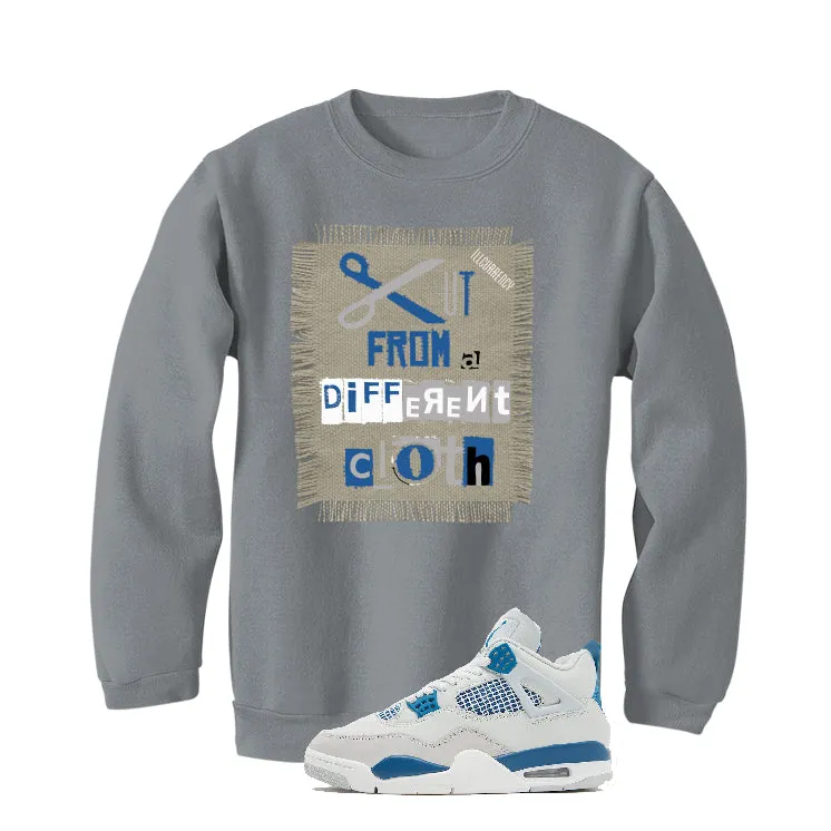 Air Jordan 4 “Military Blue” | illcurrency Grey T-Shirt (Cut from a different cloth)