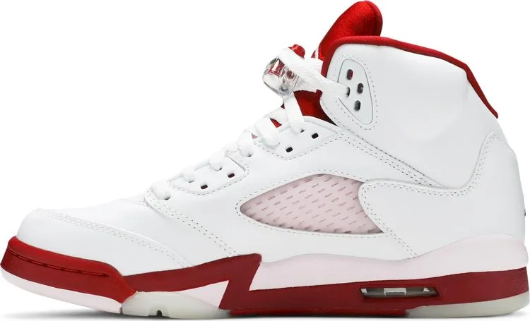 Air Jordan 5 Retro GS Pink Foam sneakers, white