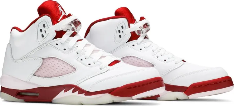 Air Jordan 5 Retro GS Pink Foam sneakers, white