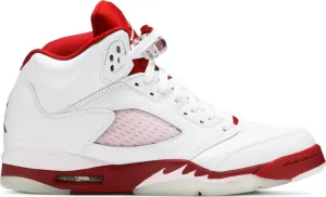 Air Jordan 5 Retro GS Pink Foam sneakers, white