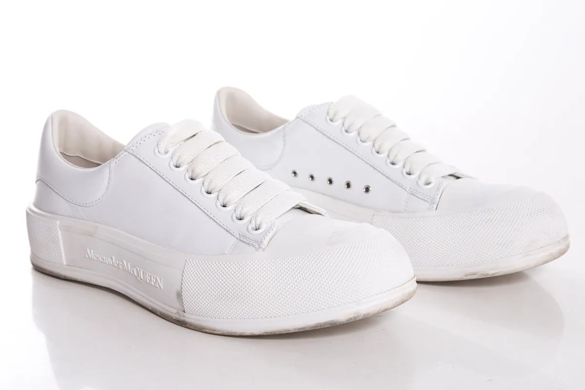 Alexander McQueen White Sneakers SZ 40