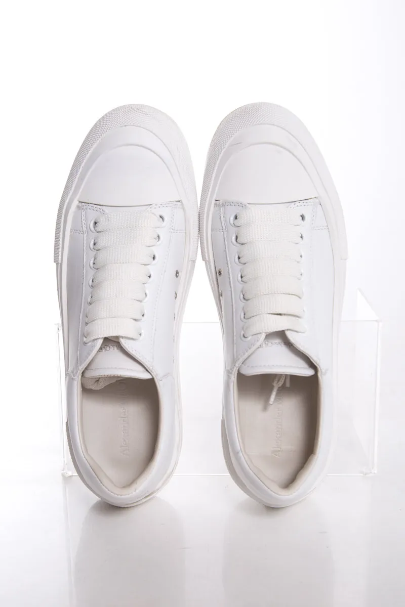 Alexander McQueen White Sneakers SZ 40