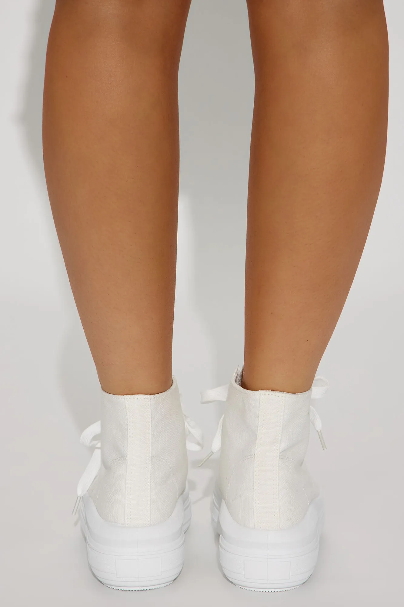 Alexandra High Top Platform Sneakers - White