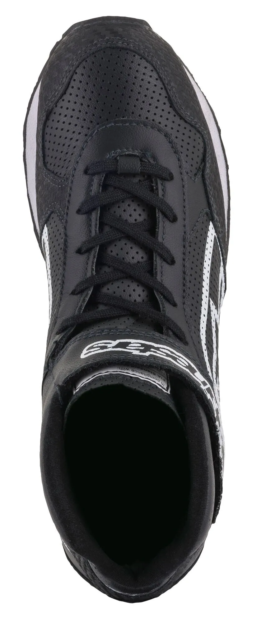 ALPINESTARS 2719021_12_9,5 Mechanic's shoes RADAR, FIA 8856-2018, black/white, Size 42,5