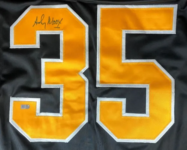 Andy Moog Boston Signed Black Hockey Jersey Sports Integrity