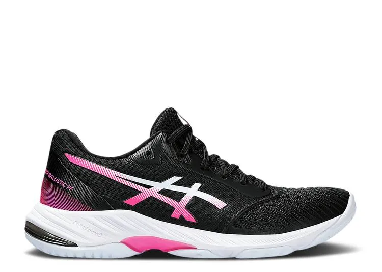 ASICS WMNS NETBURNER BALLISTIC FF 3 'BLACK HOT PINK' sneakers, black