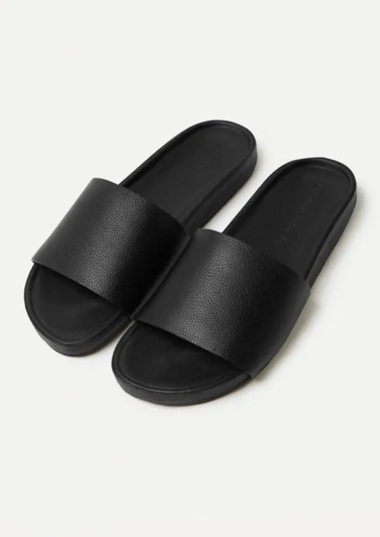 Assembly Single Strap Slide Unisex Black