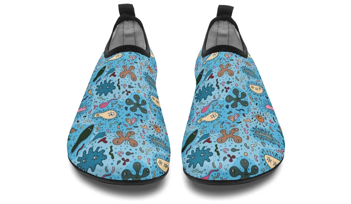 Bacteria Pattern Aqua Barefoot Shoes