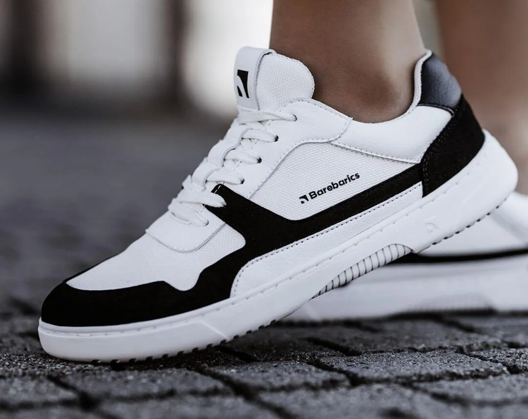 Barefoot Sneakers Barebarics - Zing - White & Black