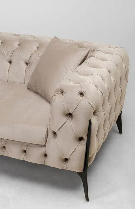 Bellissima Velvet Corner Sofa