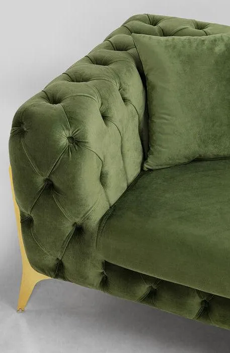 Bellissima Velvet Corner Sofa