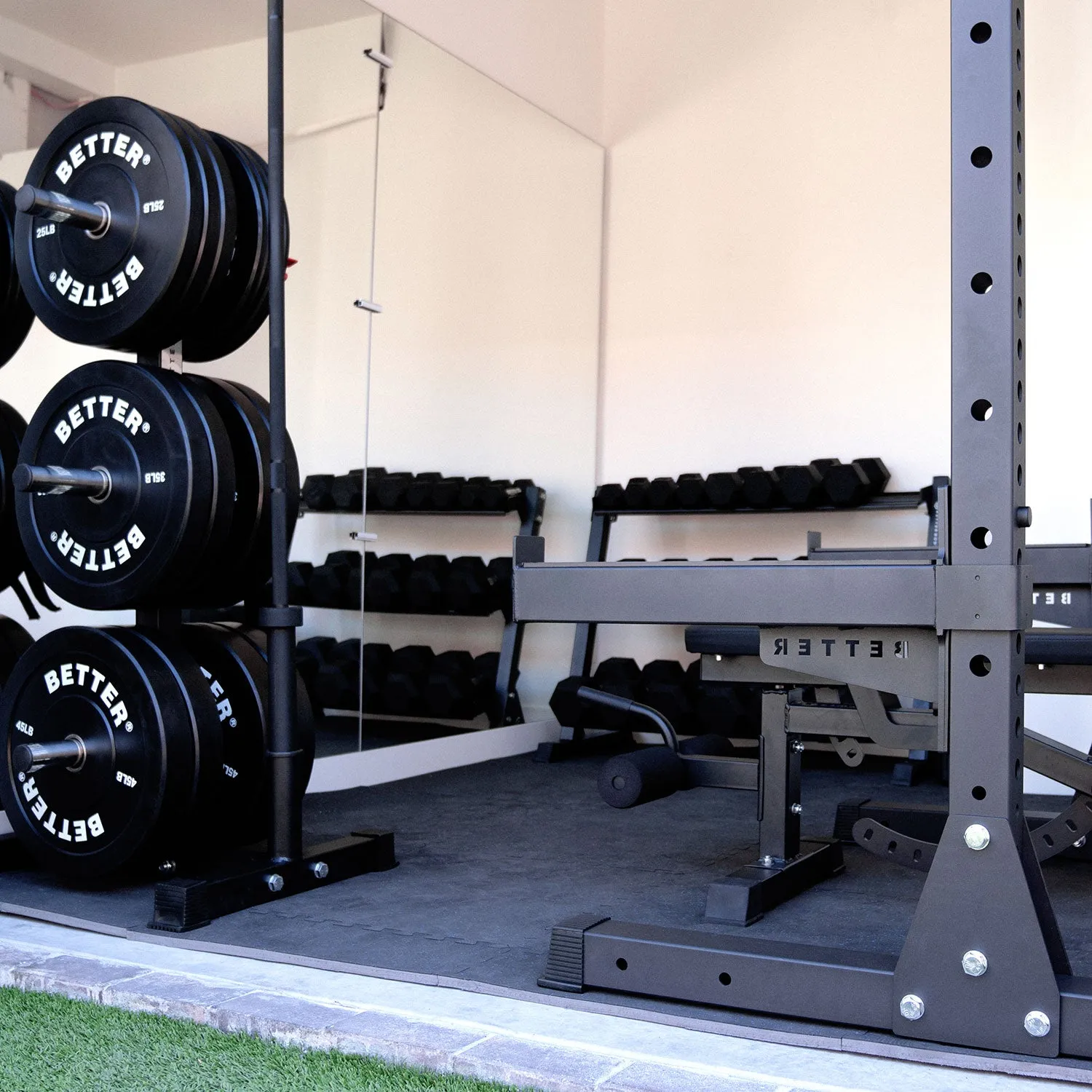 Better Body Power Bundle with Squat Rack | 5-45lbs