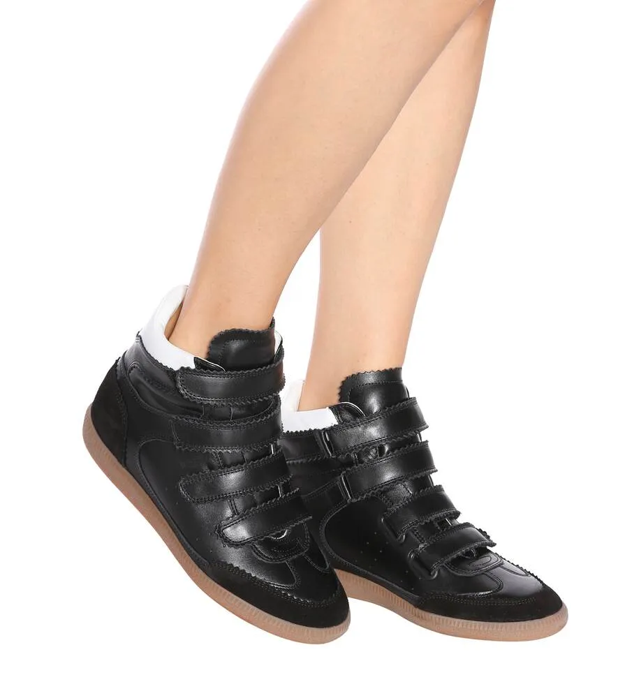 Bilsy sneakers in Isabel Marant leather, black