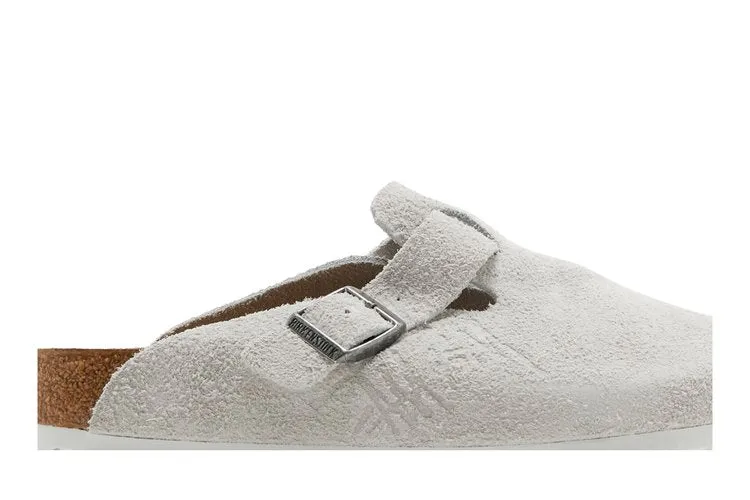 Birkenstock Stussy x Boston Shaggy 'Bone' Sneakers, Gray