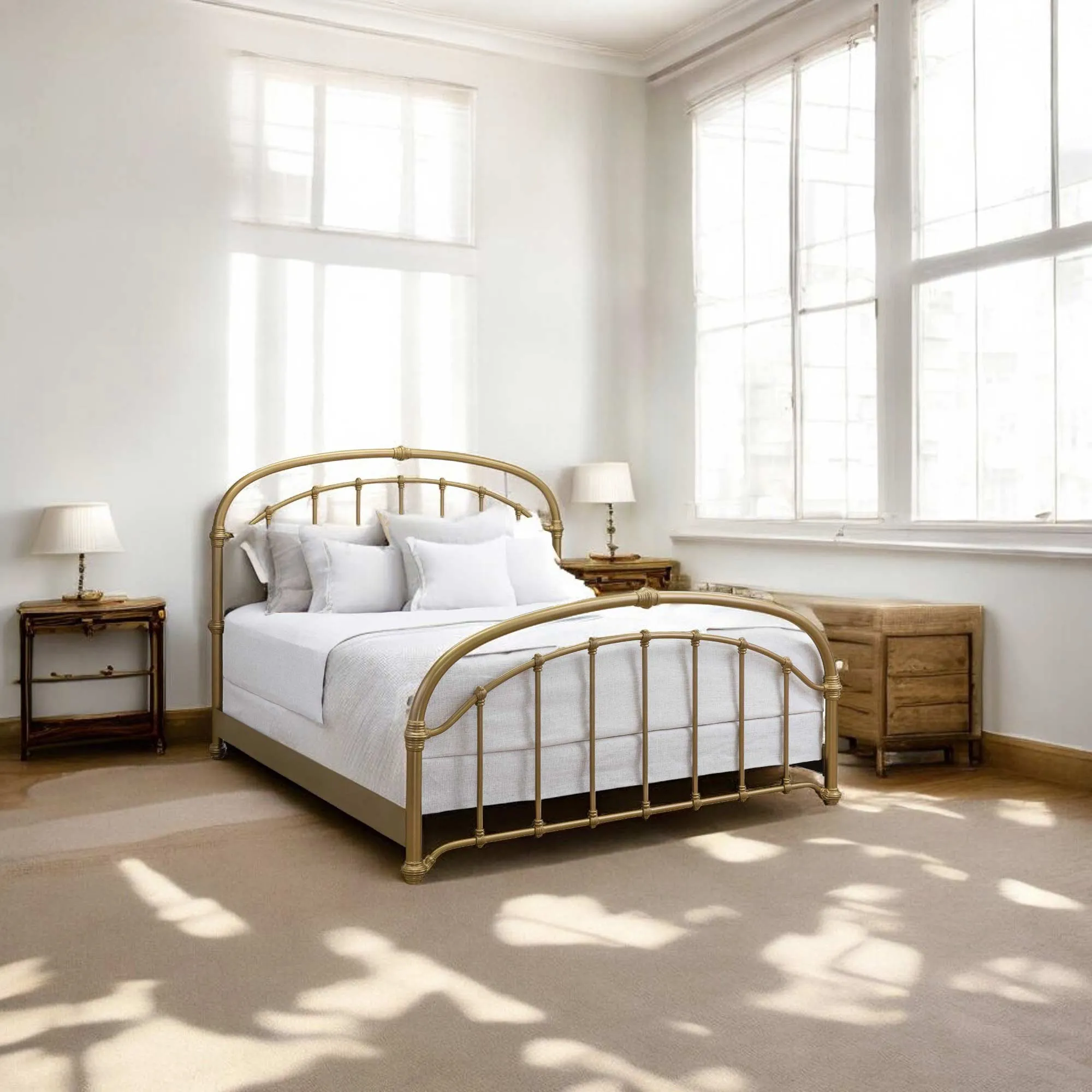 Birmingham Iron Bed by Wesley Allen