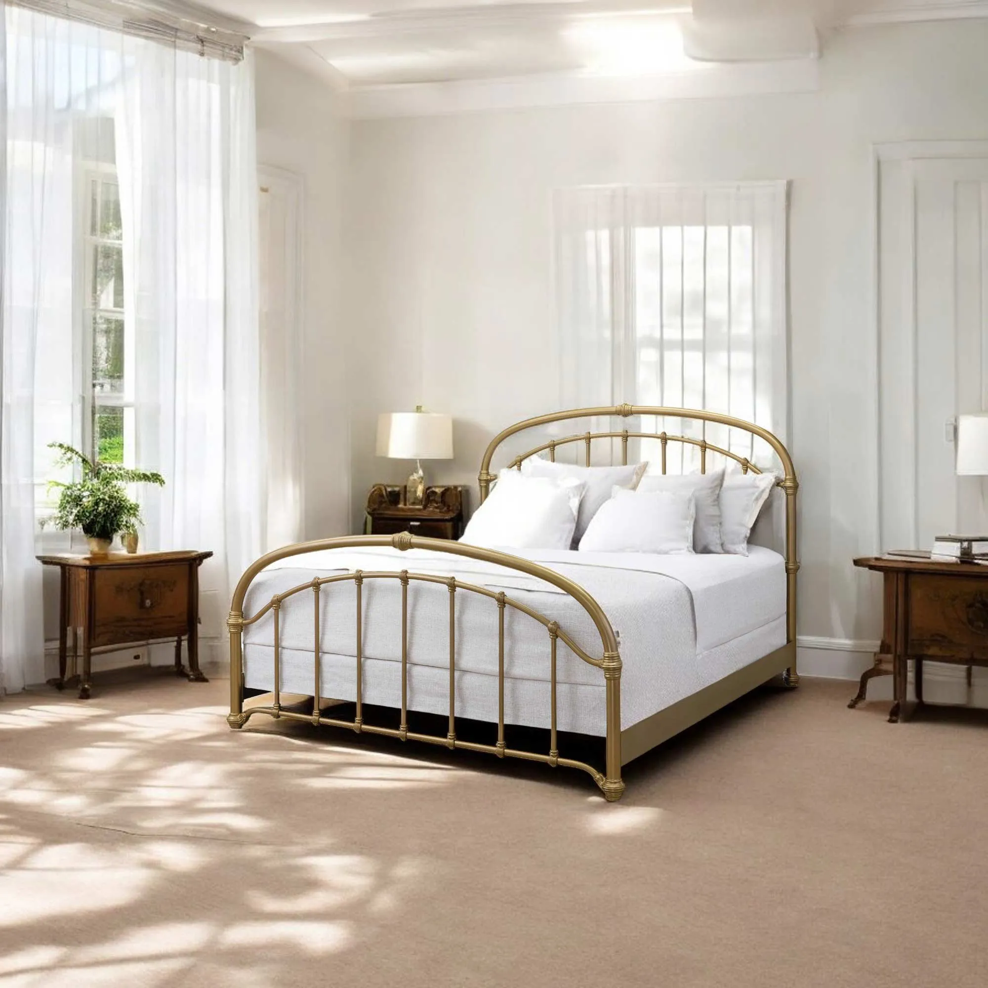 Birmingham Iron Bed by Wesley Allen