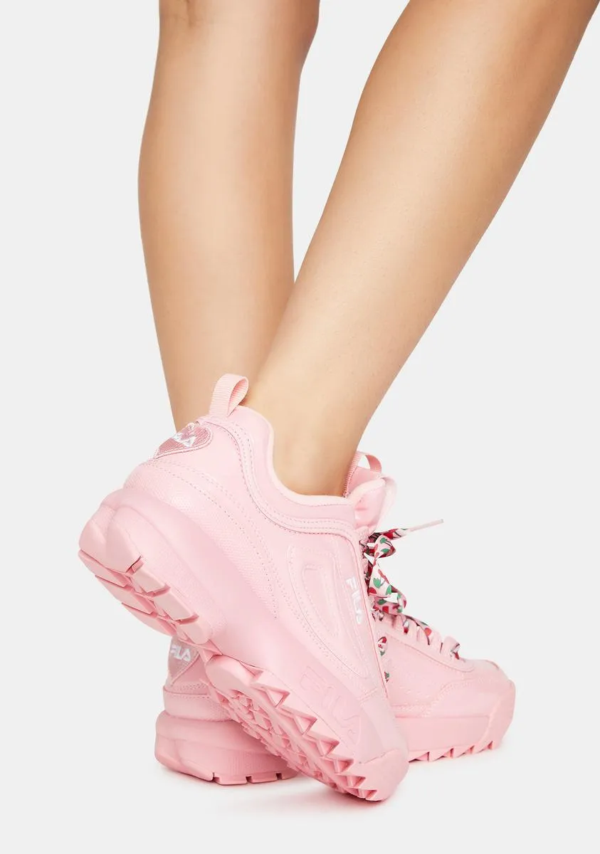 Blush Disruptor 2 Heart Sneakers